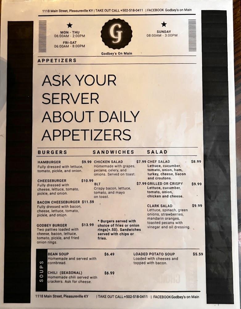 Godbey's On Main Mozzarella Sticks